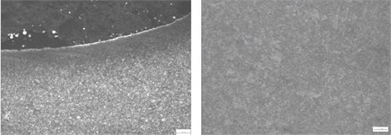 图12-57 表面渗碳层 图12-58 回火索氏体组织