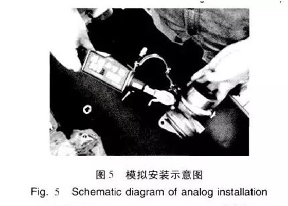 模拟安装示意图